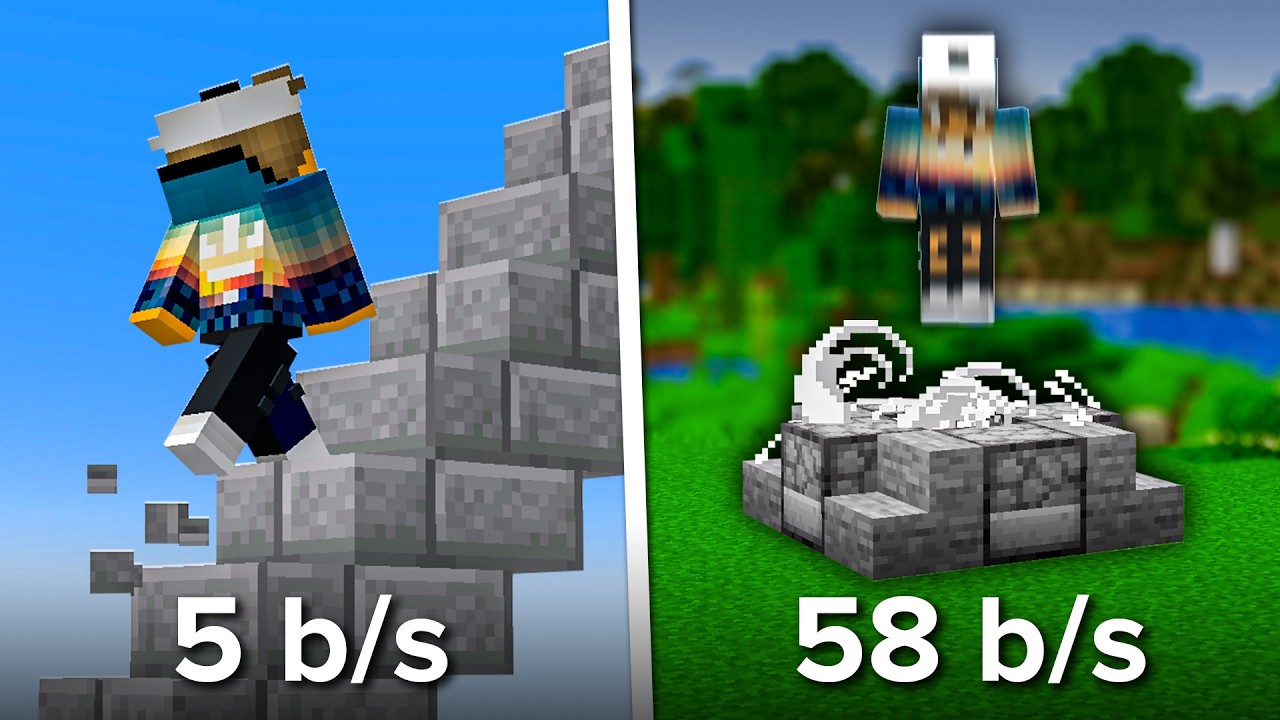Top 17 Minecraft Vertical Travel Methods in 1.21 Update (Speed Tested!)